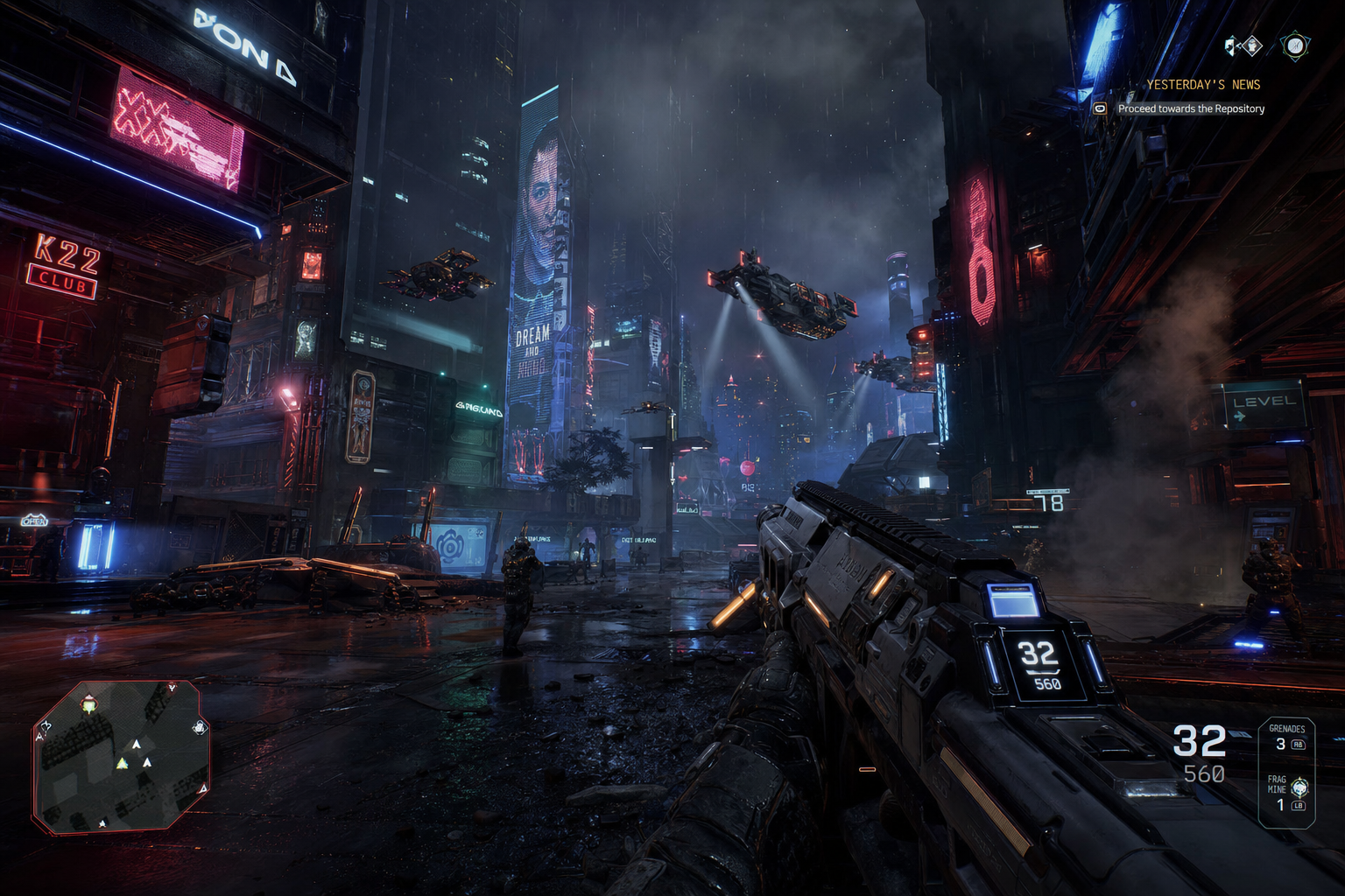 Recenzja gry FPS cyberpunk